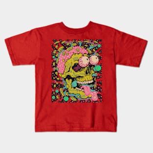 Skull Fallin love Kids T-Shirt